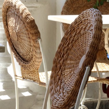 ...I loved the basket-worked chairs
