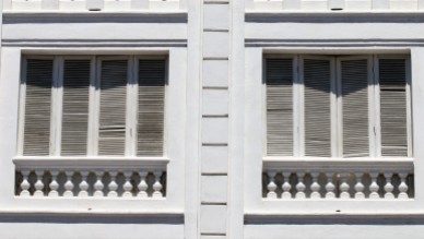 Shutters are a must have, becuase the sun can be absolutely blinding.